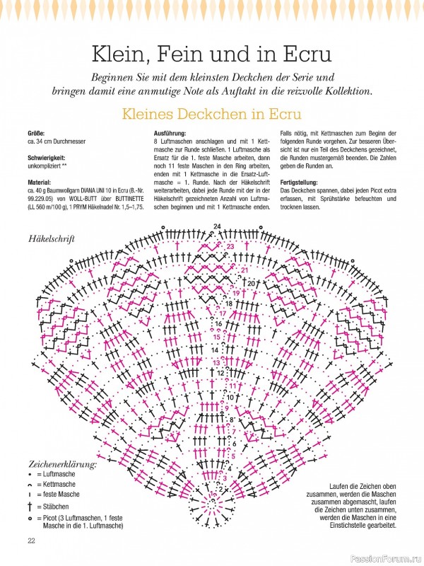 Вязаные проекты крючком в журнале «Dekoratives Hakeln №177 2024»