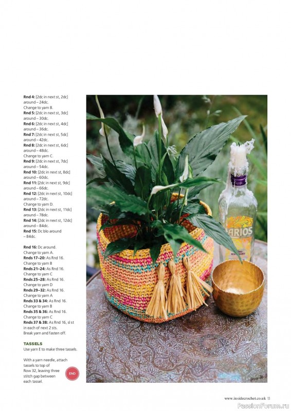 Вязаные проекты крючком в журнале «Inside Crochet №149 2022»