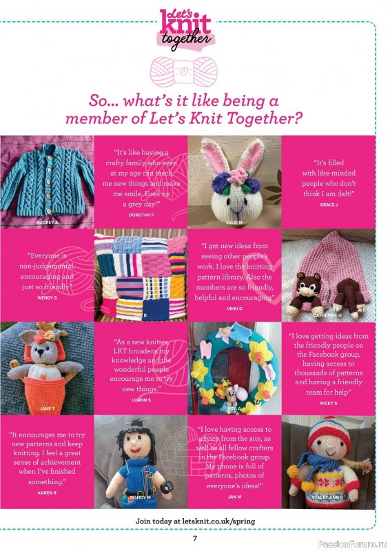 Вязаные проекты спицами в журнале «Let's Knit №195 2023»