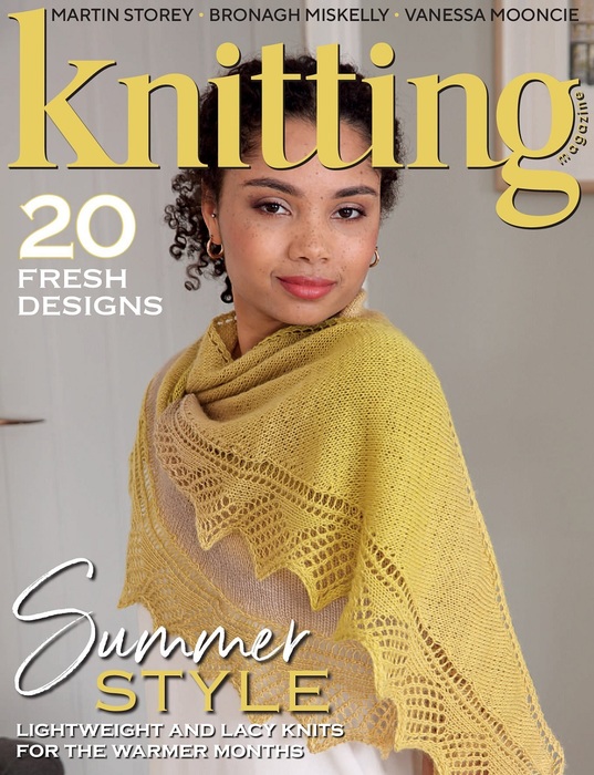 Вязаные модели спицами в журнале &laquo;Knitting №233 2022&raquo;