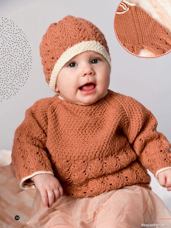 Вязаные модели для детей в журнале «Baby Maschenmode №61 2024»