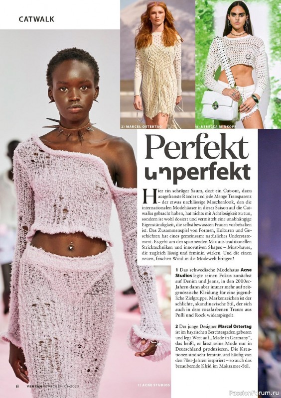 Вязаные модели в журнале «Verena Stricktrends №1 2023»