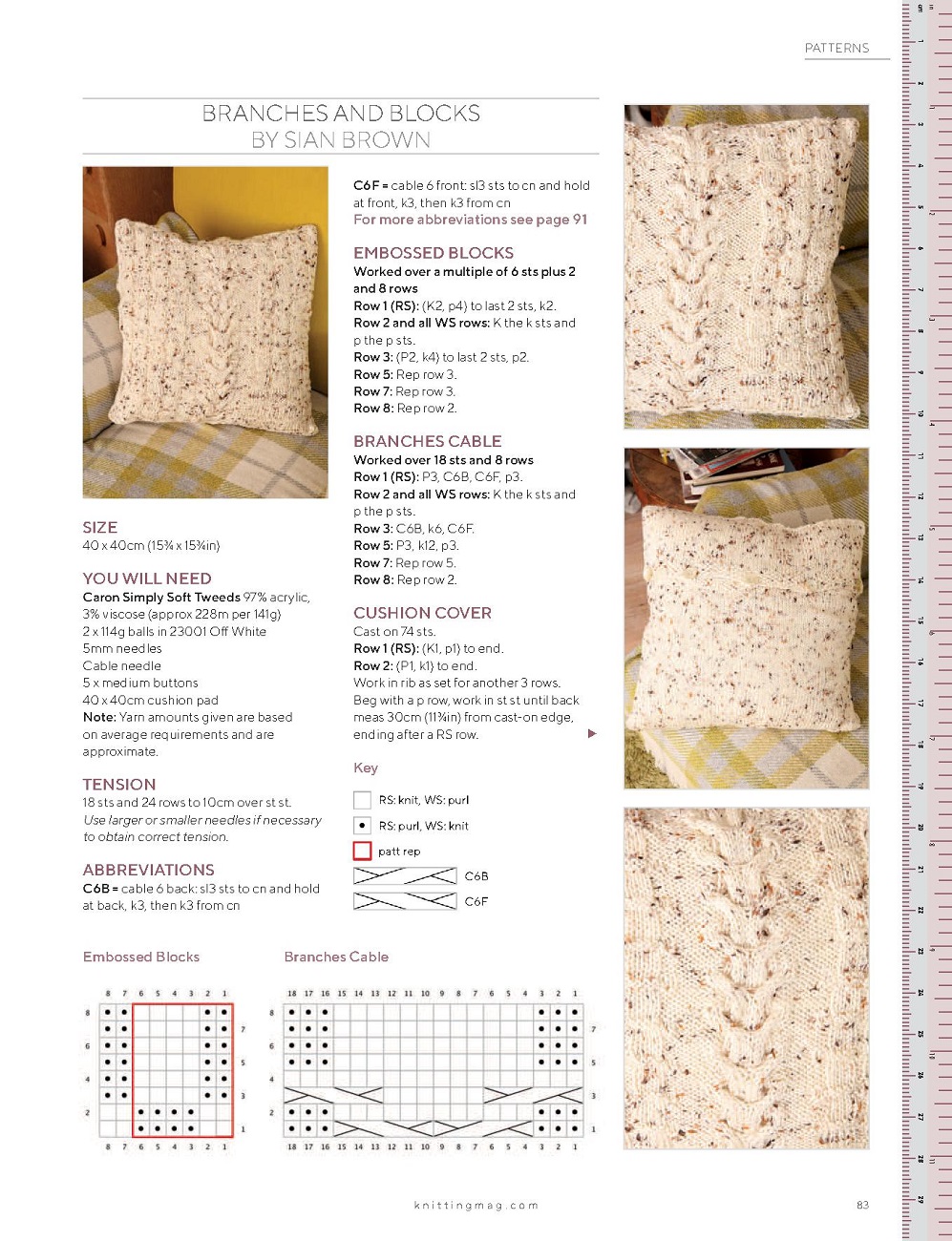 Модные и современные вязаные изделия и узоры в журнале &quot;Knitting&quot; №224 2021