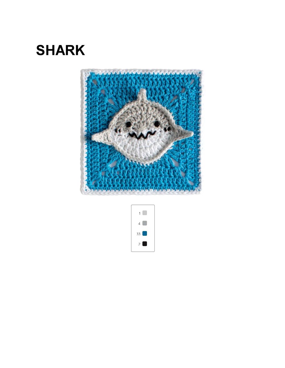 Коллекция "бабушкиных квадратов" в книге «3D Animal Granny Squares»