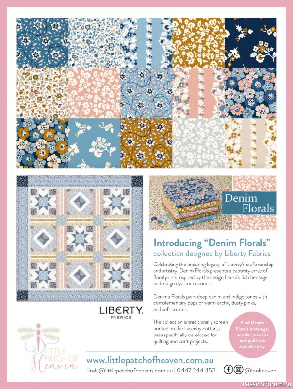 Коллекция проектов для рукодельниц в журнале «Quilters Companion №132 2025»