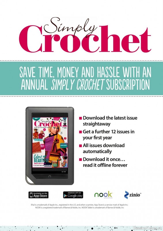 Вязаные модели крючком в журнале «Simply Crochet №120 2022»