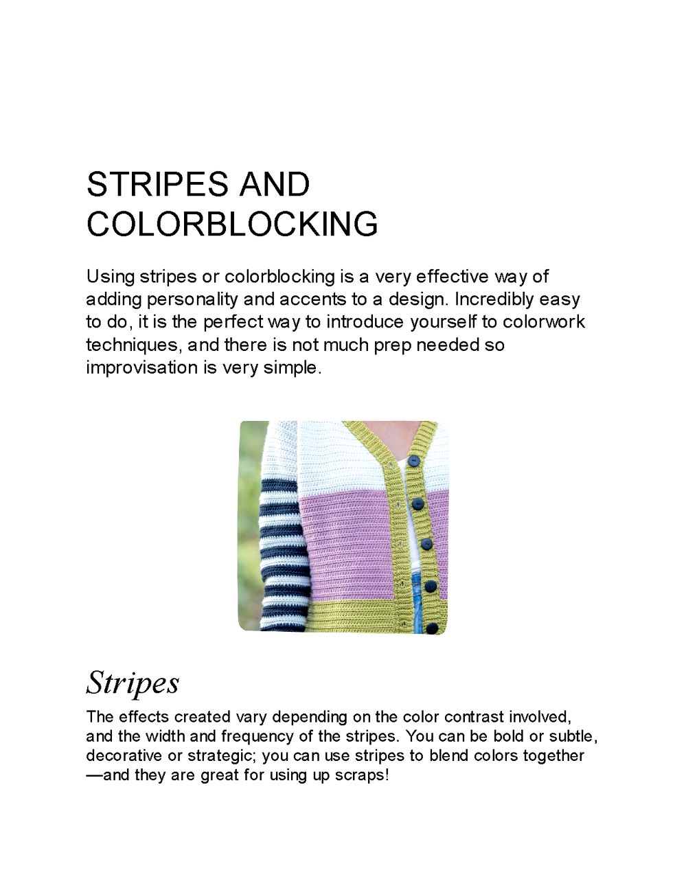 Коллекция проектов крючком в книге &laquo;Colorful Crochet Knitwear&raquo;