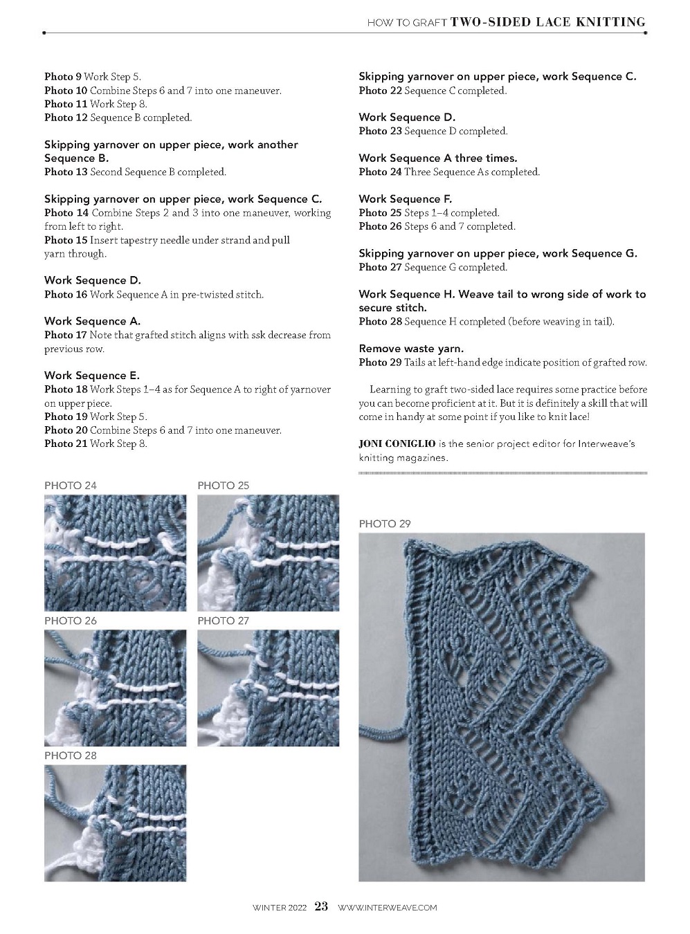 Журнал "Interweave Knits - Winter" 2022