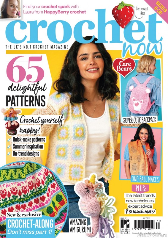 Вязаные проекты крючком в журнале &laquo;Crochet Now №121 2025&raquo;