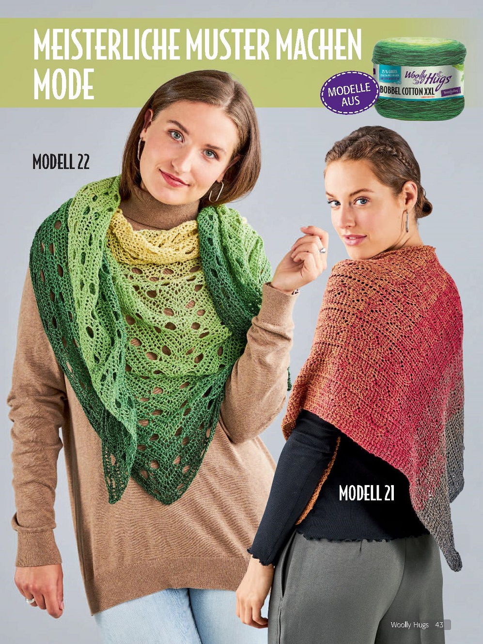 Коллекция проектов для рукодельниц в журнале &quot;Woolly Hugs Maschenwelt&quot; №7 2021