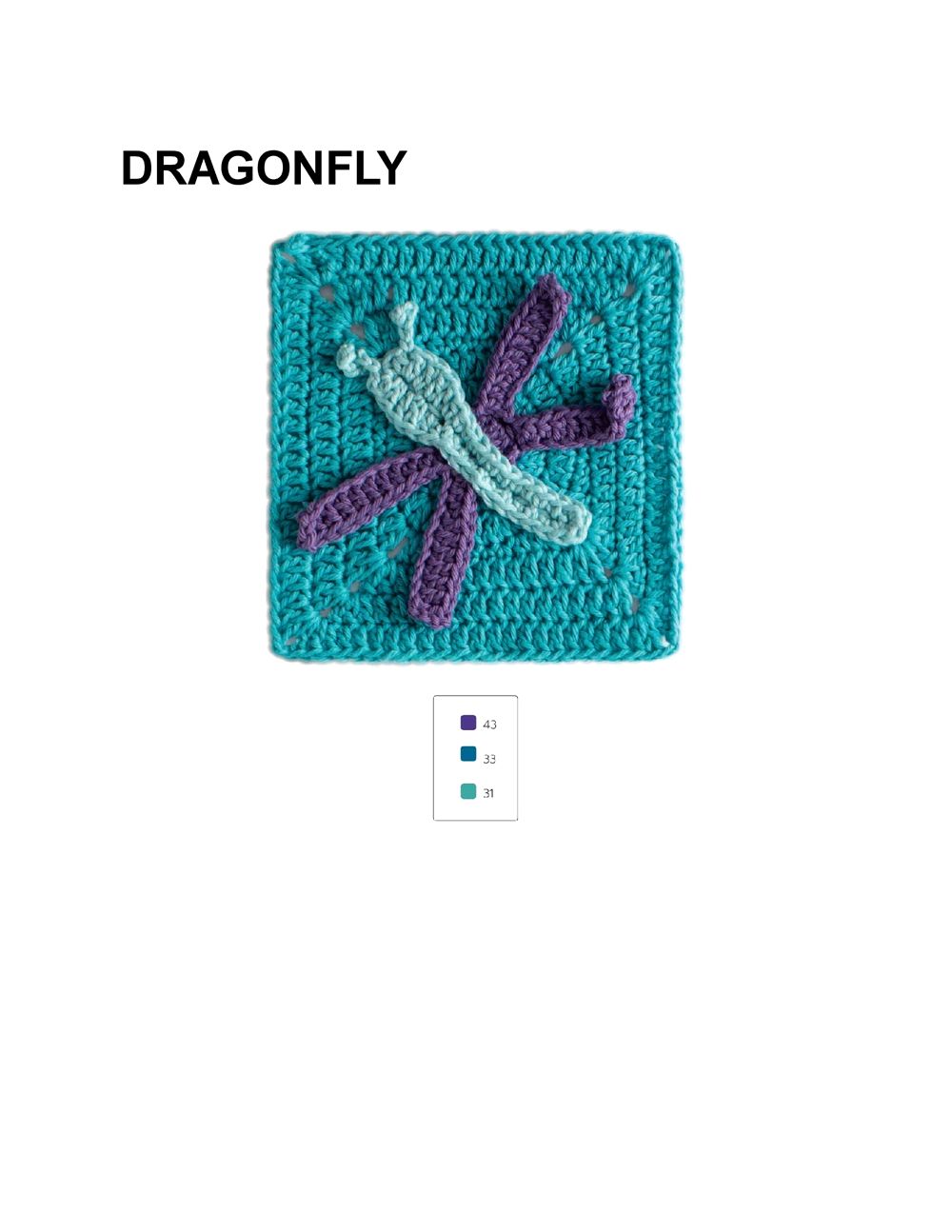 Коллекция "бабушкиных квадратов" в книге «3D Animal Granny Squares»
