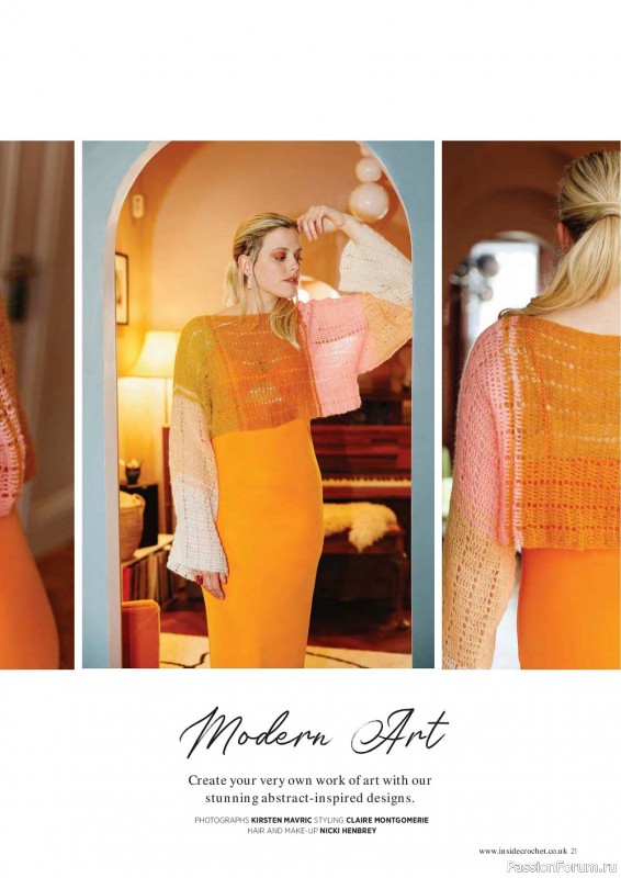 Вязаные проекты крючком в журнале «Inside Crochet №149 2022»