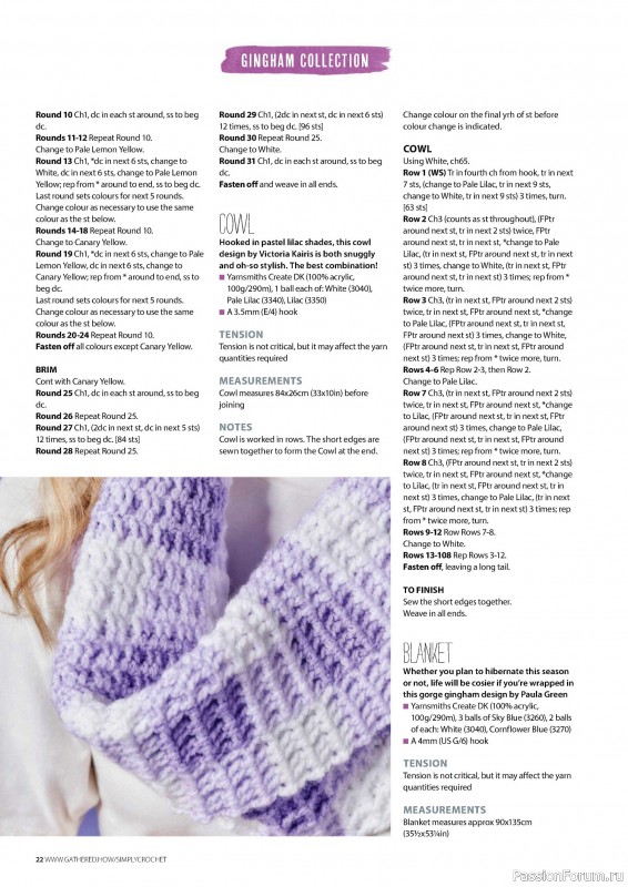 Вязаные проекты крючком в журнале «Simply Crochet №153 2024»