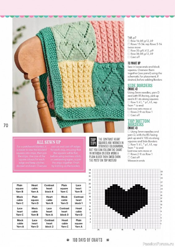 Вязаные проекты спицами в журнале «100 Days of Christmas Knits №26 2023»