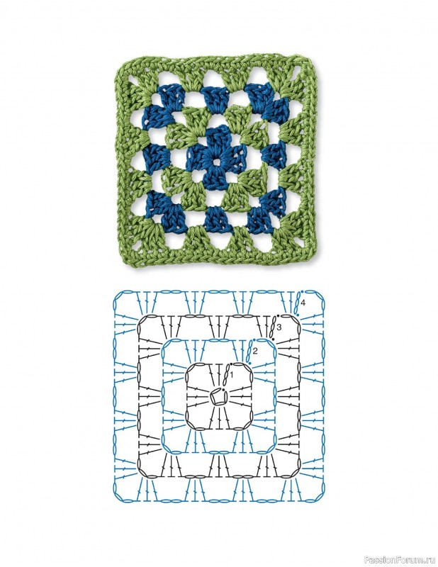 Вязаные проекты в книге «Granny Square Crochet for Beginners»
