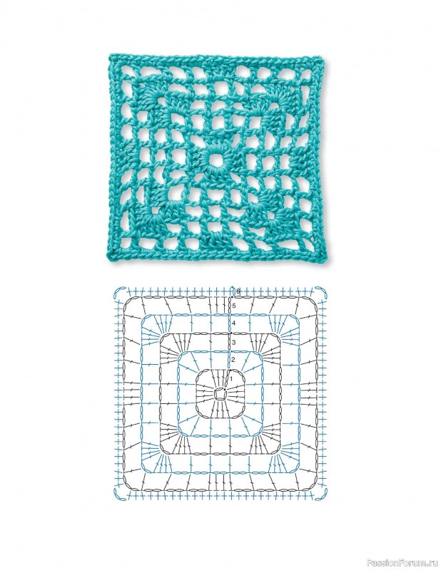 Вязаные проекты в книге «Granny Square Crochet for Beginners»
