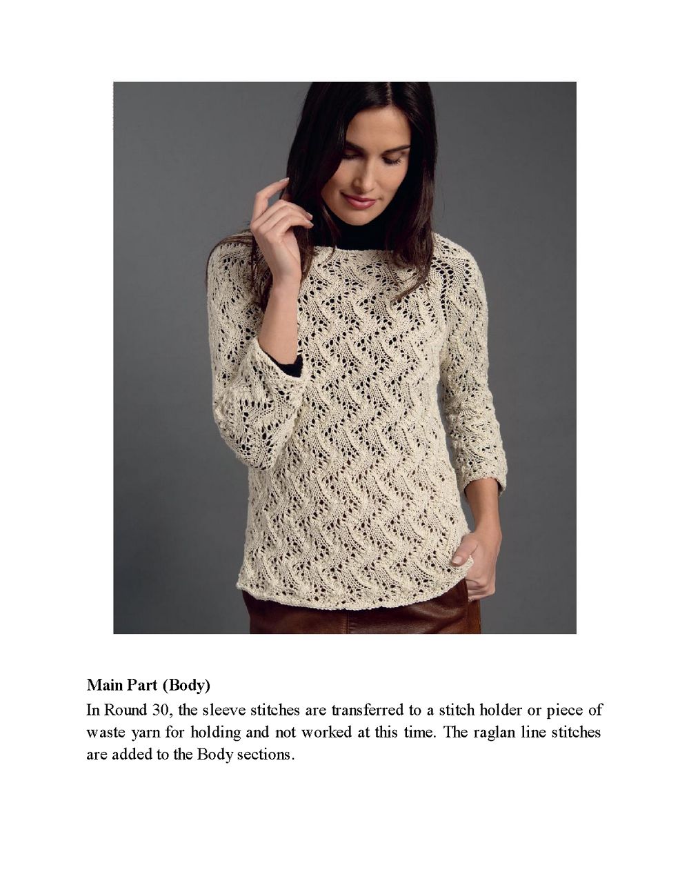 Коллекция ажурных проектов в книге &laquo;Lace Knit Shawls, Sweaters, Socks &amp; Hats&raquo;