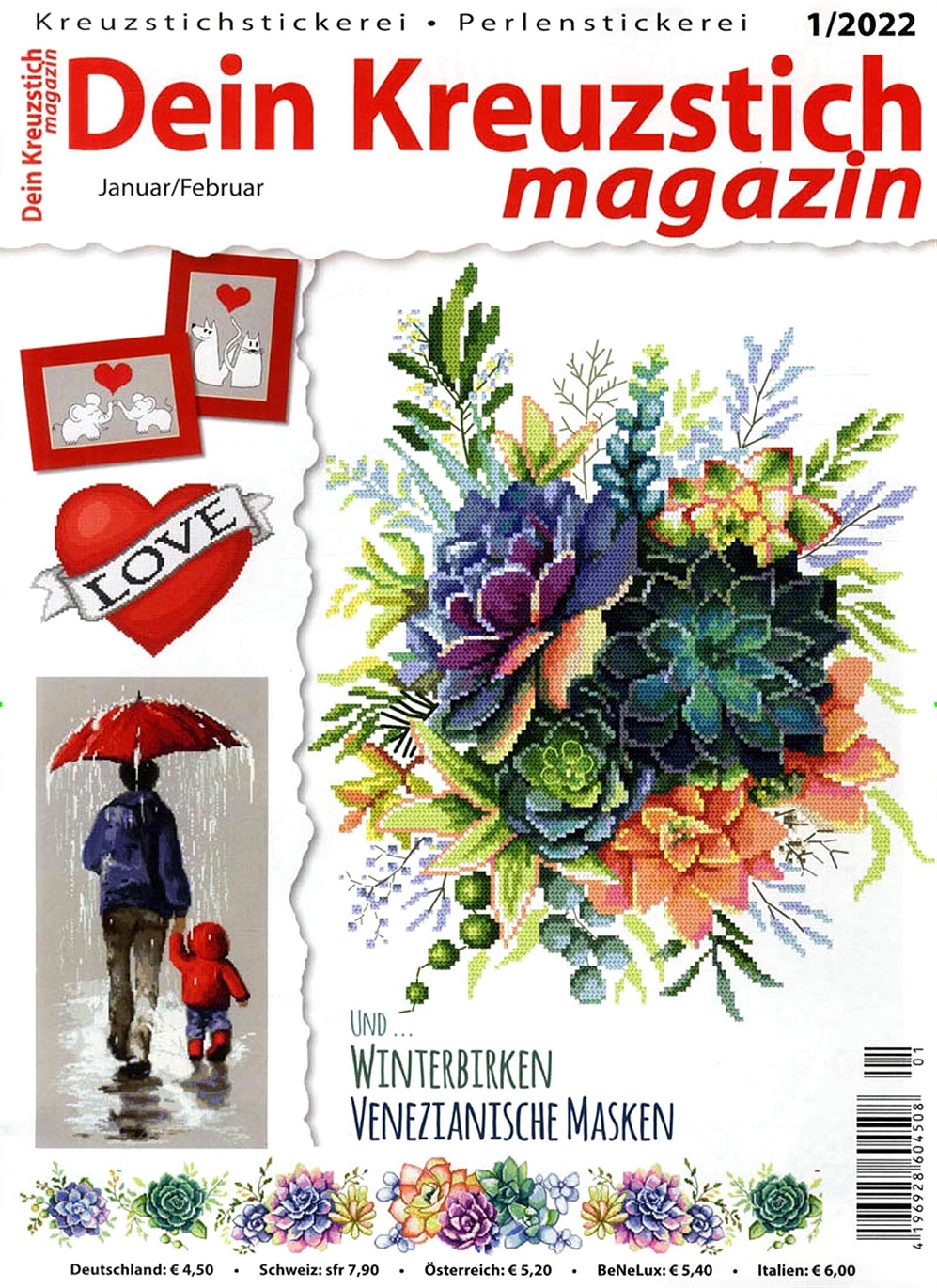 Журнал "Dein Kreuzstich Magazin" №1 2022