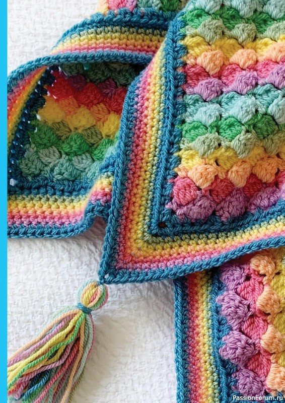 Вязаные проекты крючком в журнале «Create Your Own Crochet Blankets - 2023»