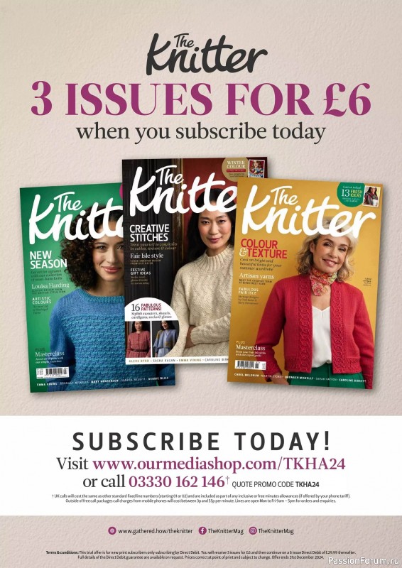 Вязаные проекты крючком в журнале «Simply Knitting №248 2024»