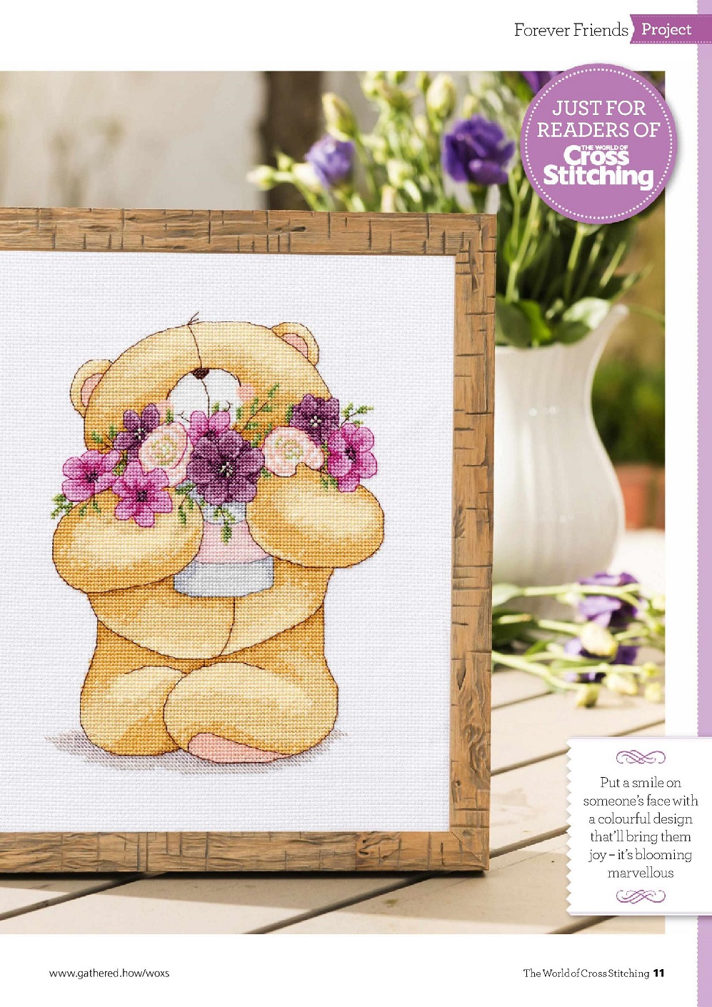 Идей для вышивания в журнале "The World of Cross Stitching №317 2022"