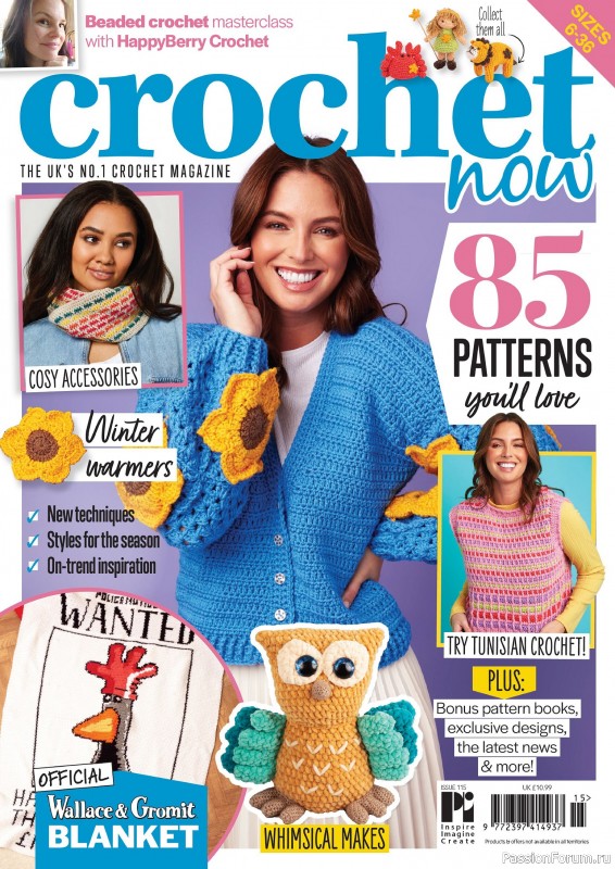 Вязаные проекты крючком в журнале &laquo;Crochet Now №115 2024&raquo;
