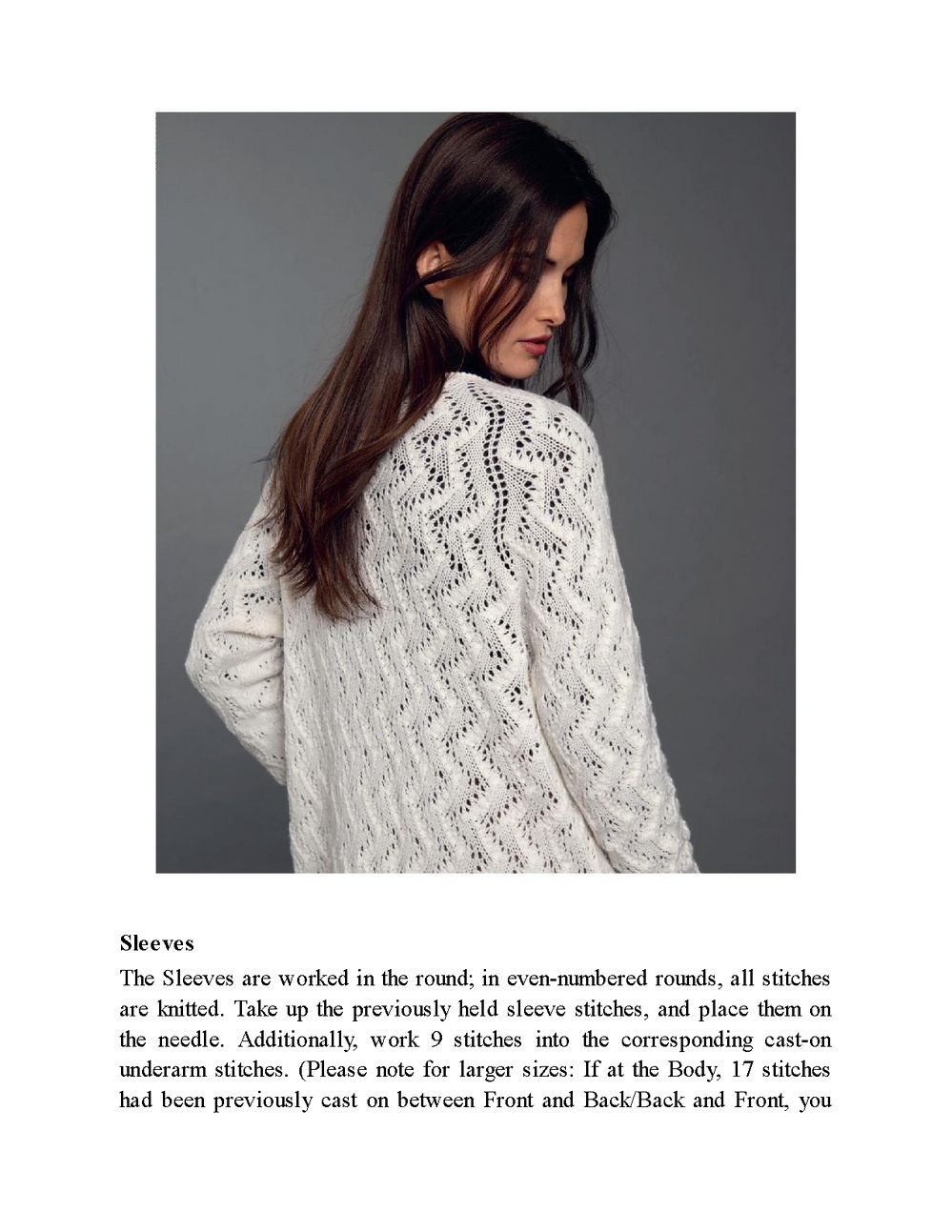 Коллекция ажурных проектов в книге &laquo;Lace Knit Shawls, Sweaters, Socks &amp; Hats&raquo;