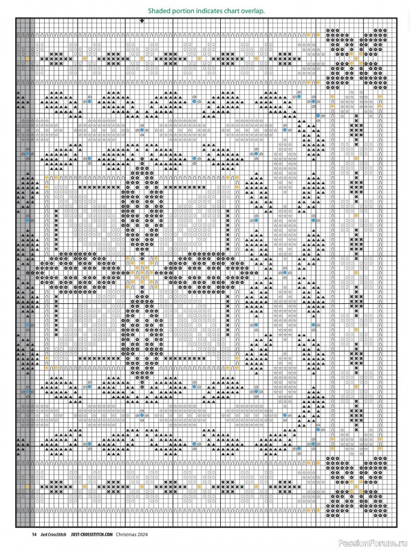 Коллекция вышивки в журнале «Just Cross Stitch - Christmas 2024»