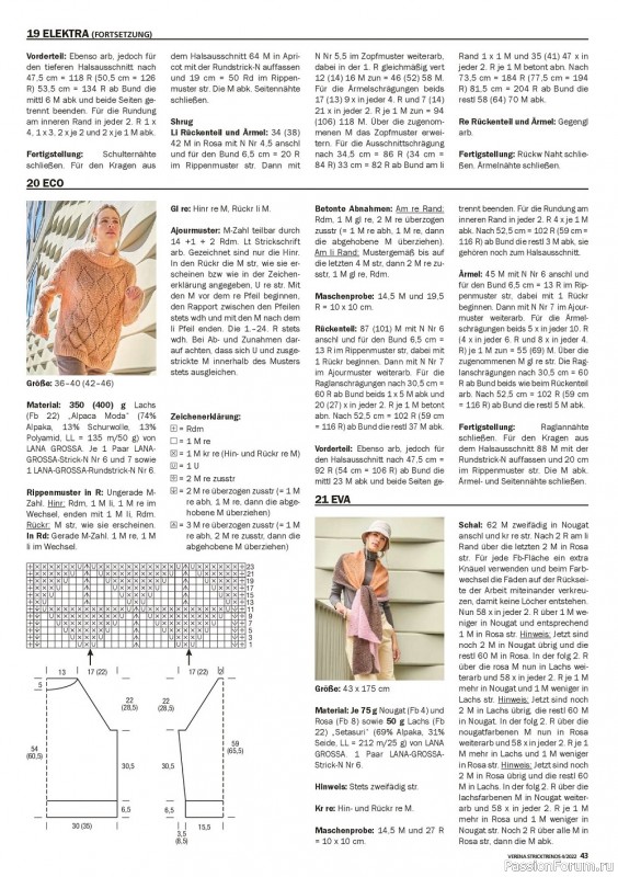 Вязаные модели в журнале «Verena Stricktrends №4 2022»