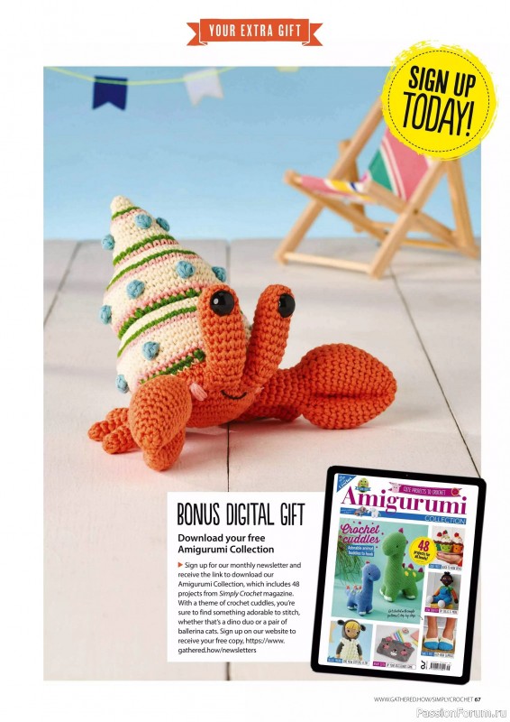 Вязаные проекты крючком в журнале «Simply Crochet №164 2025»