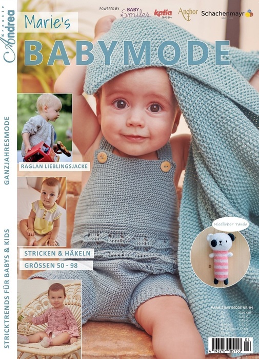 Вязаные модели для детей в журнале &laquo;Marie&#039;s Babymode №4 2023&raquo;