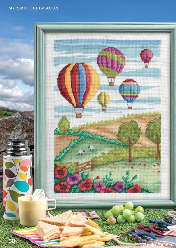 Коллекция вышивки в журнале «CrossStitcher №398 2023»
