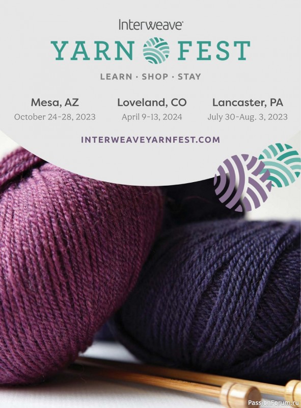 Вязаные модели в журнале «Interweave Knits - Fall 2023»