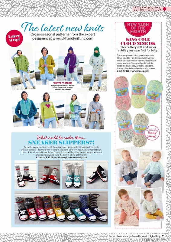 Вязаные проекты крючком в журнале «Simply Knitting №247 2024»