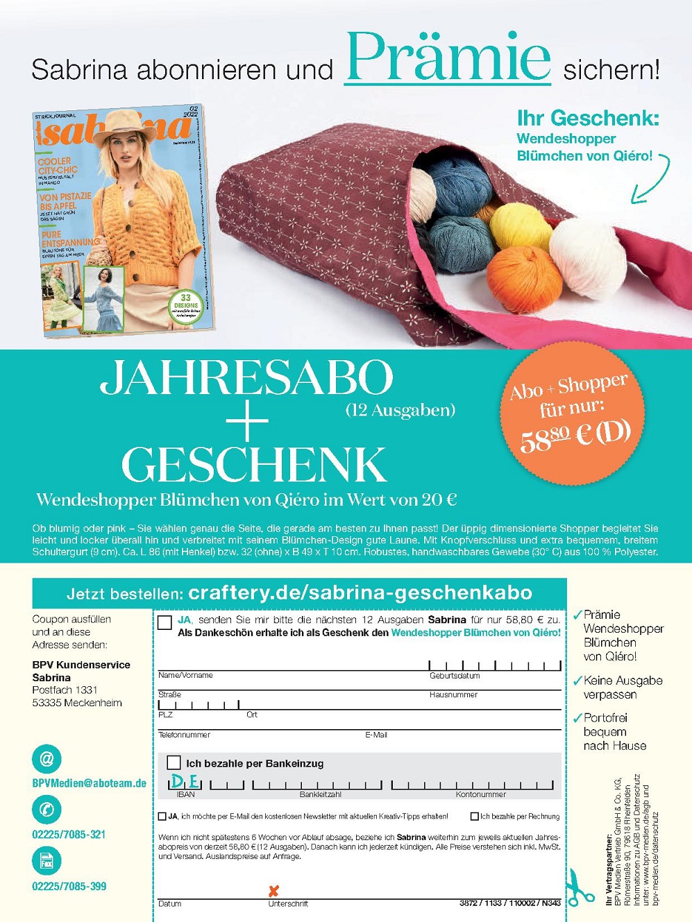 Вязаные модели для женщин в журнале "Sabrina №2 2022 Germany"