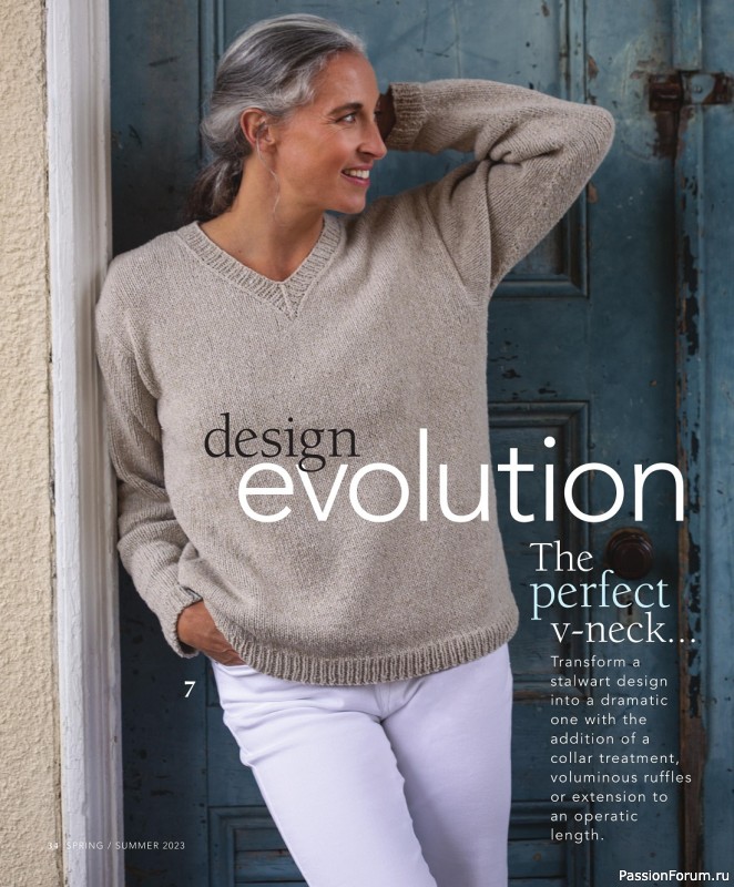 Вязаные модели в журнале «Vogue Knitting – Spring-Summer 2023»