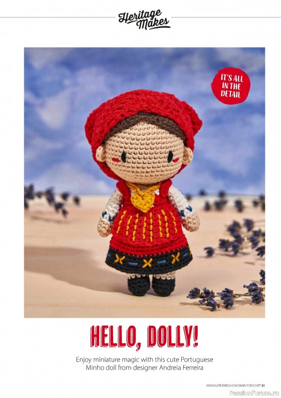 Вязаные проекты крючком в журнале «Simply Crochet №152 2024»