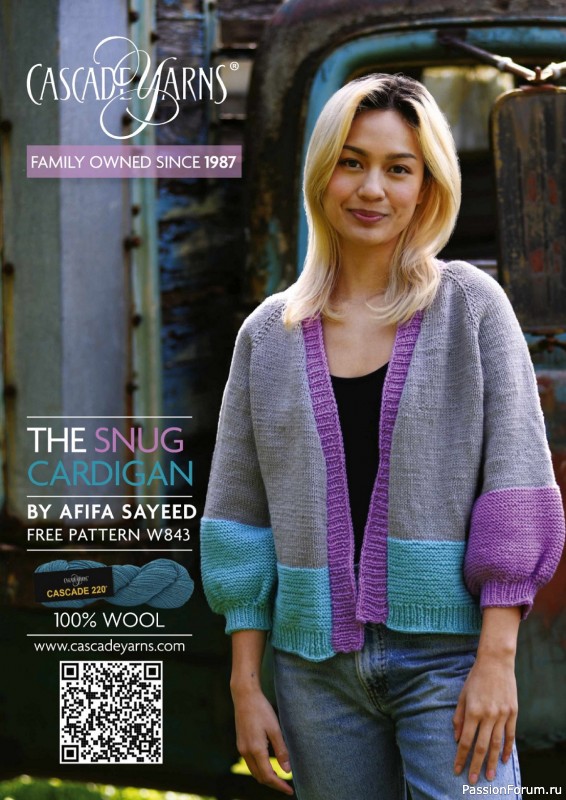 Вязаные проекты спицами в журнале «The Knitter №194 2023»