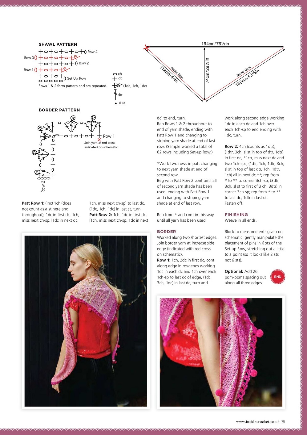 Трикотажные модели одежды и аксессуары. "Inside Crochet" №142 2021