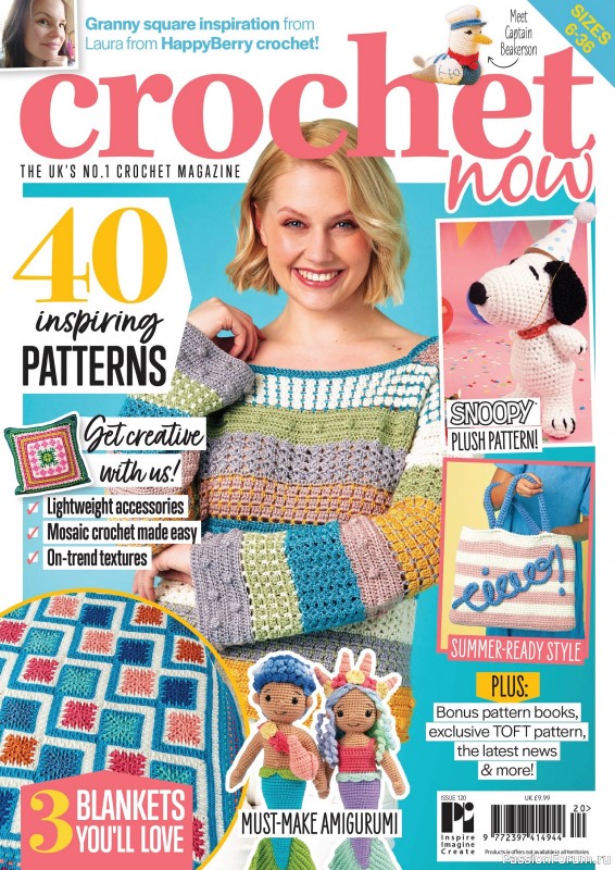 Вязаные проекты крючком в журнале &laquo;Crochet Now №120 2025&raquo;