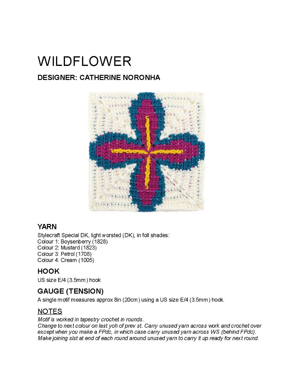 Коллекция проектов крючком в книге &laquo;100 Crochet Tiles&raquo;