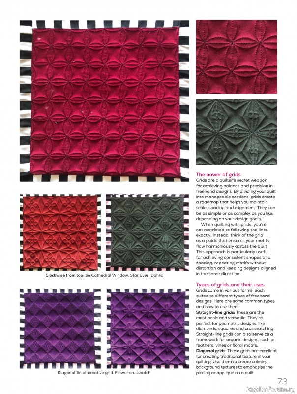 Коллекция проектов для рукодельниц в журнале «Quilters Companion №132 2025»
