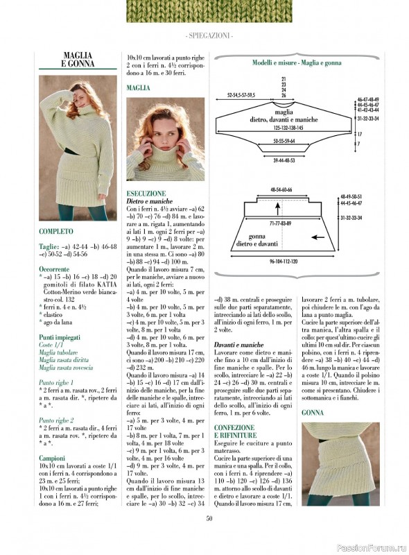 Вязаные модели в журнале «Piu Maglia №38 2023»