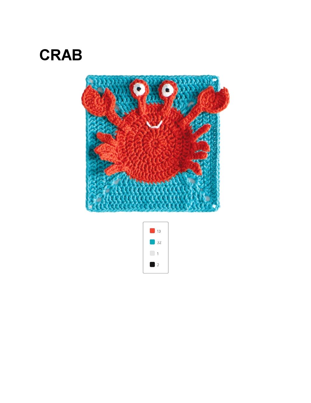 Коллекция "бабушкиных квадратов" в книге «3D Animal Granny Squares»