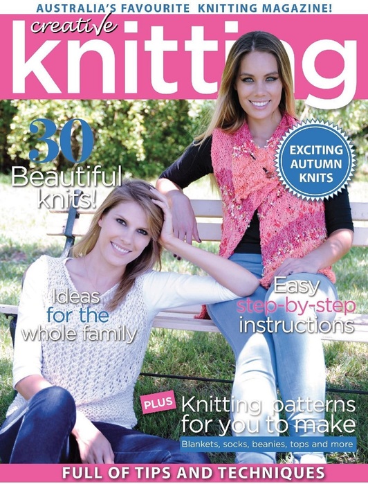 Вязаные модели спицами в журнале &laquo;Creative Knitting №81 2023&raquo;