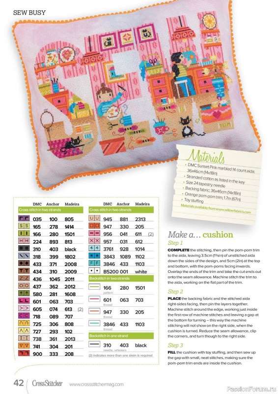 Коллекция вышивки в журнале «CrossStitcher №400 2023»