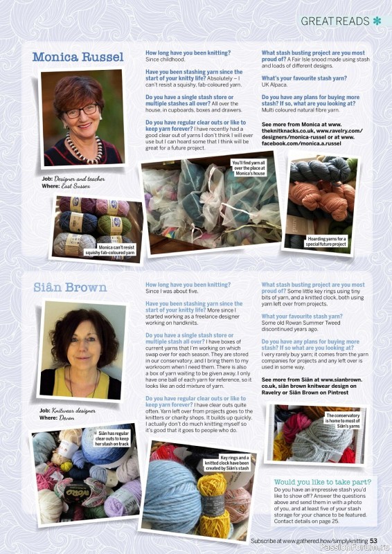 Модели вязаной одежды в журнале "Simply Knitting №221 2022"