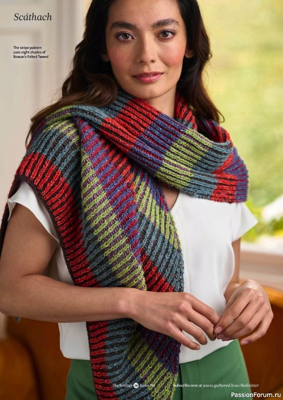 Вязаные проекты спицами в журнале «The Knitter №191 2023»