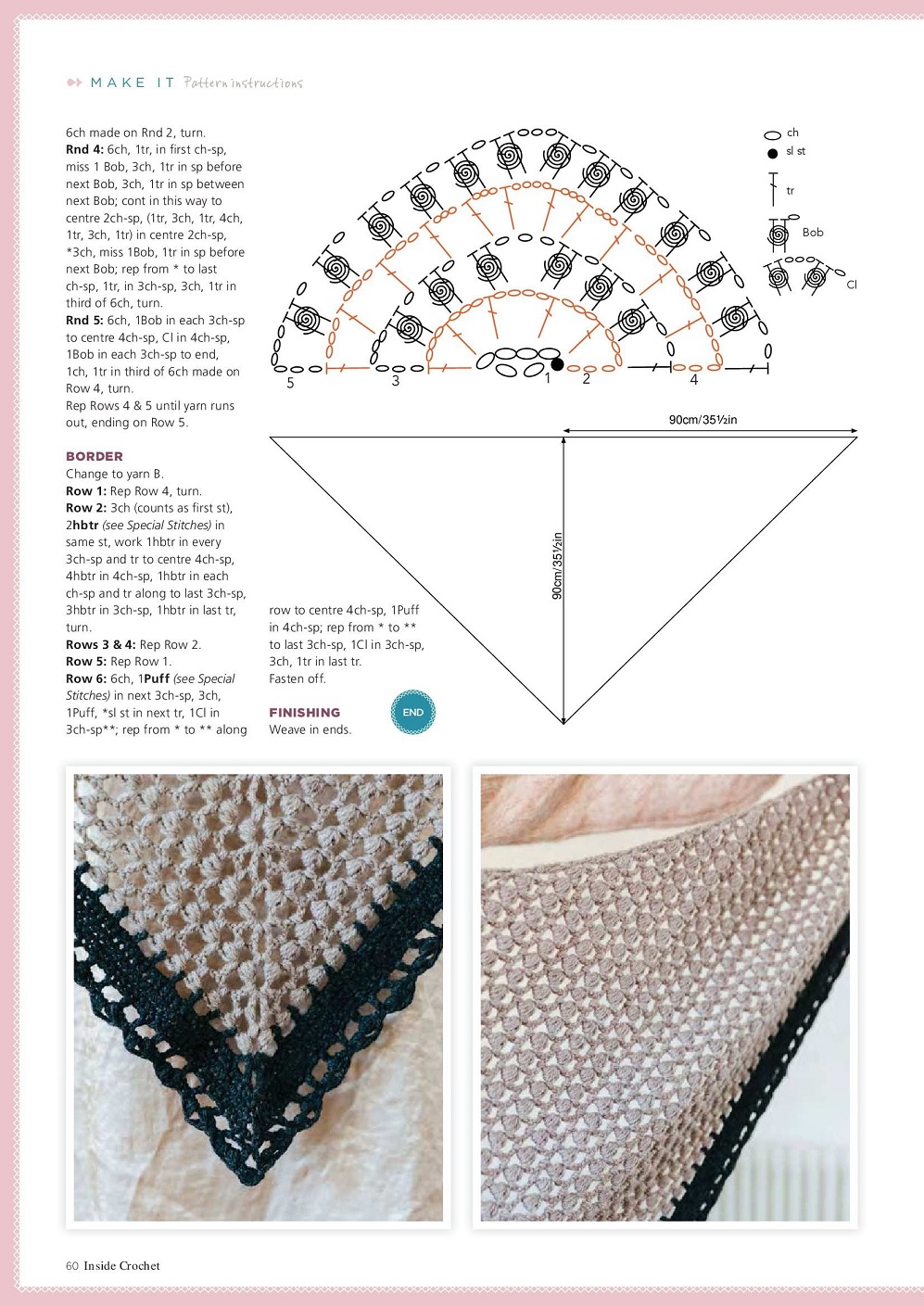 Вязаные модели одежды в журнале "Inside Crochet №144 2022"