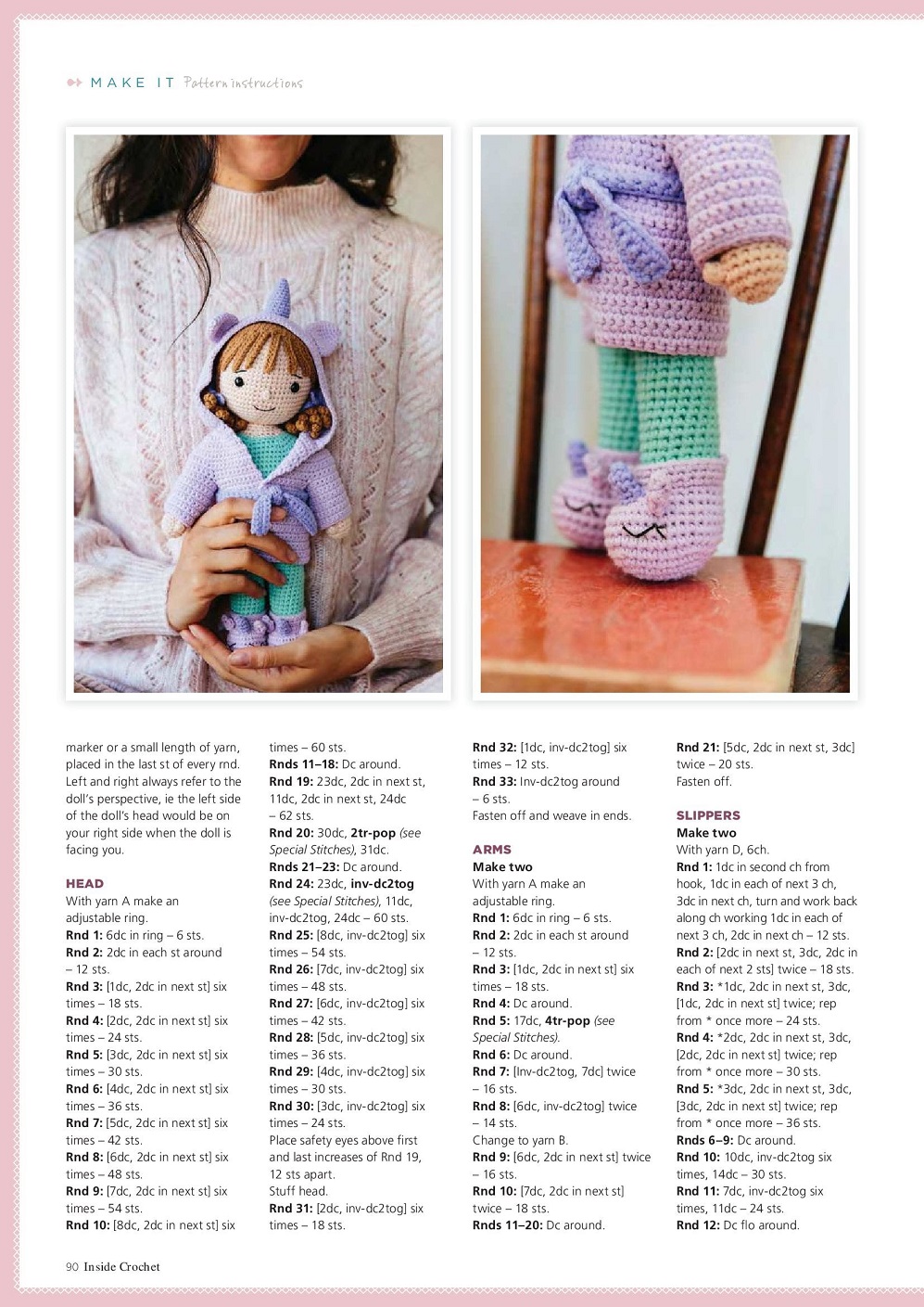 Вязаные модели одежды в журнале "Inside Crochet №144 2022"